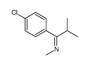1-(4-chlorophenyl)-N,2-dimethylpropan-1-imine结构式