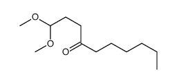 1,1-dimethoxydecan-4-one结构式