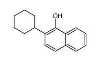 2-cyclohexylnaphthalen-1-ol结构式