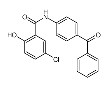 N-(4-benzoylphenyl)-5-chloro-2-hydroxybenzamide Structure