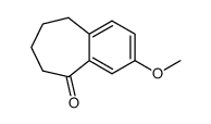 3-Methoxy-6,7,8,9-tetrahydro-benzocyclohepten-5-one结构式