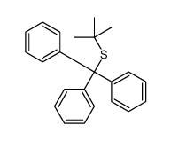 [tert-butylsulfanyl(diphenyl)methyl]benzene Structure