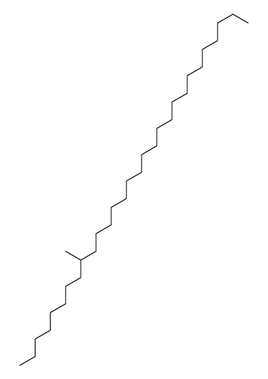 9-methylnonacosane Structure