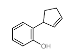 Phenol,2-(2-cyclopenten-1-yl)-结构式