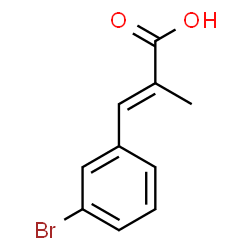 2-Propenoic acid, 3-(3-broMophenyl)-2-Methyl- structure