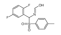 N-[(2,5-difluorophenyl)-(4-methylphenyl)sulfonylmethyl]formamide Structure