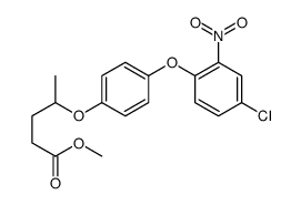 methyl 4-[4-(4-chloro-2-nitrophenoxy)phenoxy]pentanoate Structure