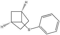 (1α,4α)-5β-(Phenylthio)bicyclo[2.1.1]hexane结构式