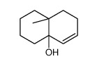 4a(2H)-Naphthalenol,1,3,4,7,8,8a-hexahydro-8a-methyl-trans-结构式