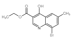8-Bromo-4-hydroxy-6-methylquinoline-3-carboxylic acid ethyl ester picture