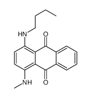 1-(butylamino)-4-(methylamino)anthraquinone结构式