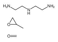 N'-(2-aminoethyl)ethane-1,2-diamine,formaldehyde,2-methyloxirane Structure
