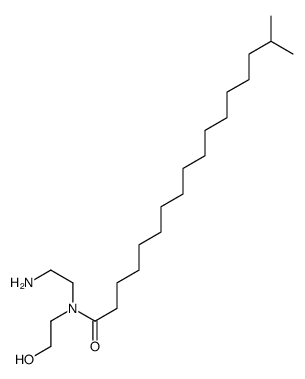 N-(2-aminoethyl)-N-(2-hydroxyethyl)-16-methylheptadecanamide结构式