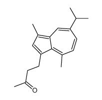 4-(3,8-dimethyl-5-propan-2-ylazulen-1-yl)butan-2-one Structure