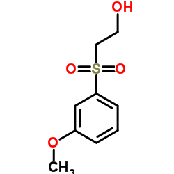 3-METHOXYPHENYLSULFONYLETHANOL structure