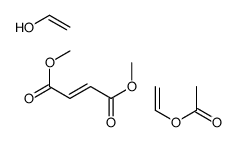 dimethyl (Z)-but-2-enedioate,ethenol,ethenyl acetate Structure