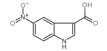 5-nitroindole-3-carboxylic acid Structure