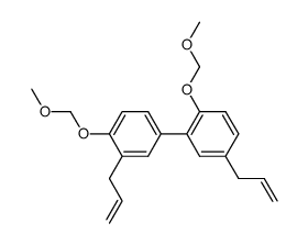 3',5-diallyl-2,4'-bis(methoxymethoxy)-1,1'-biphenyl结构式