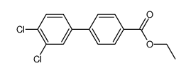 ethyl 3',4'-dichloro-[1,1'-biphenyl]-4-carboxylate结构式