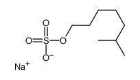 Sodium 6-methylheptyl sulfate structure