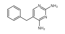 5-苄基-2,4-二氨基嘧啶结构式