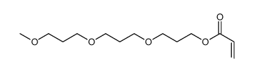 3-[3-(3-methoxypropoxy)propoxy]propyl prop-2-enoate结构式