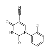 1-(2-CHLOROPHENYL)-2,4-DIOXO-1,2,3,4-TETRAHYDROPYRIMIDINE-5-CARBONITRILE structure