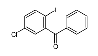 (5-chloro-2-iodophenyl)-phenylmethanone Structure