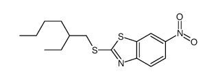 2-(2-ethylhexylsulfanyl)-6-nitro-1,3-benzothiazole Structure