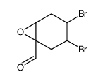 3,4-dibromo-7-oxabicyclo[4.1.0]heptane-6-carbaldehyde Structure