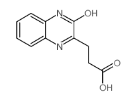 3-(3-羟基喹喔啉-2-基)丙酸结构式