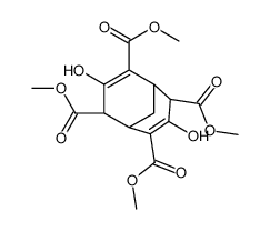 tetramethyl 3,7-dihydroxybicyclononadiene tetracarboxylate structure