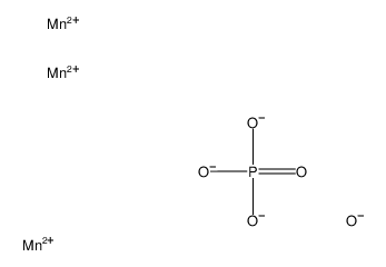 hydrogen phosphate,manganese(2+)结构式