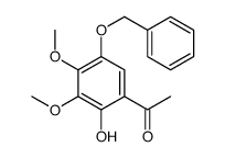 1-(2-hydroxy-3,4-dimethoxy-5-phenylmethoxyphenyl)ethanone Structure