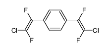 p-di(1,2-difluoro-2-chlorovinyl)benzene Structure