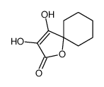 3,4-dihydroxy-1-oxaspiro[4.5]dec-3-en-2-one结构式