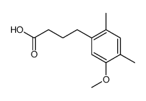 4-(5-methoxy-2,4-dimethylphenyl)butanoic acid Structure