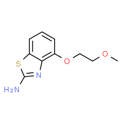 2-Benzothiazolamine,4-(2-methoxyethoxy)-(9CI)结构式