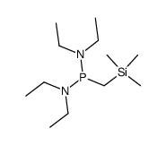 bis(diethylamino)(trimethylsilylmethyl)phosphine结构式