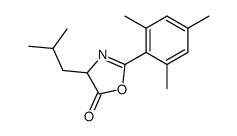 4-Isobutyl-2-mesityl-2-oxazolin-5-on Structure