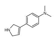 4-(2,5-dihydro-1H-pyrrol-3-yl)-N,N-dimethylaniline Structure
