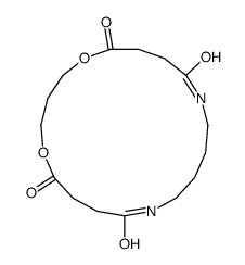 1,5-dioxa-10,15-diazacyclononadecane-6,9,16,19-tetrone structure