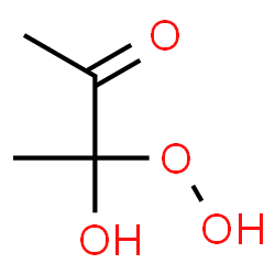 2-Butanone, 3-hydroperoxy-3-hydroxy- (9CI)结构式