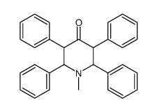 1-methyl-2,3,5,6-tetraphenylpiperidin-4-one Structure