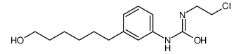 1-(2-chloroethyl)-3-[3-(6-hydroxyhexyl)phenyl]urea Structure