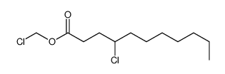 chloromethyl 4-chloroundecanoate Structure