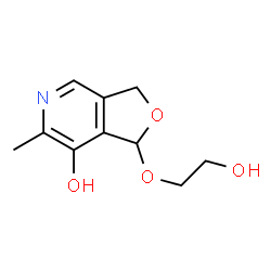 Furo[3,4-c]pyridin-7-ol, 1,3-dihydro-1-(2-hydroxyethoxy)-6-methyl- (9CI)结构式