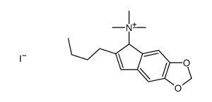 (6-butyl-7H-cyclopenta[f][1,3]benzodioxol-7-yl)-trimethylazanium,iodide Structure