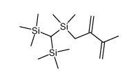 [Dimethyl(3-methyl-2-methylen-3-butenyl)silyl]bis(trimethylsilyl)methan Structure