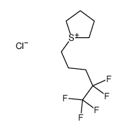 1-(4,4,5,5,5-pentafluoropentyl)thiolan-1-ium,chloride Structure